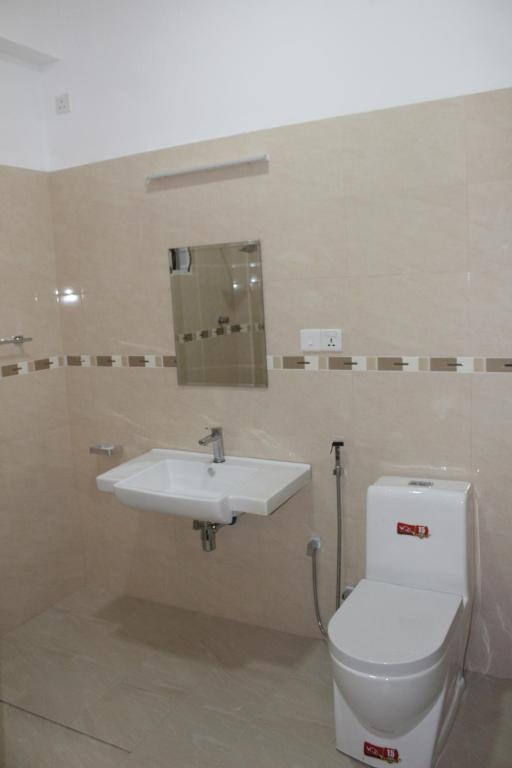 Koupelna v ubytování Hotel Senora