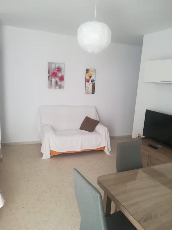 Postel nebo postele na pokoji v ubytování Apartamento Casa de la Parra