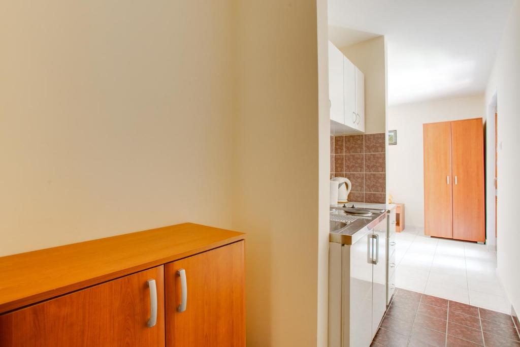 Kuchyň nebo kuchyňský kout v ubytování Villa Dionis