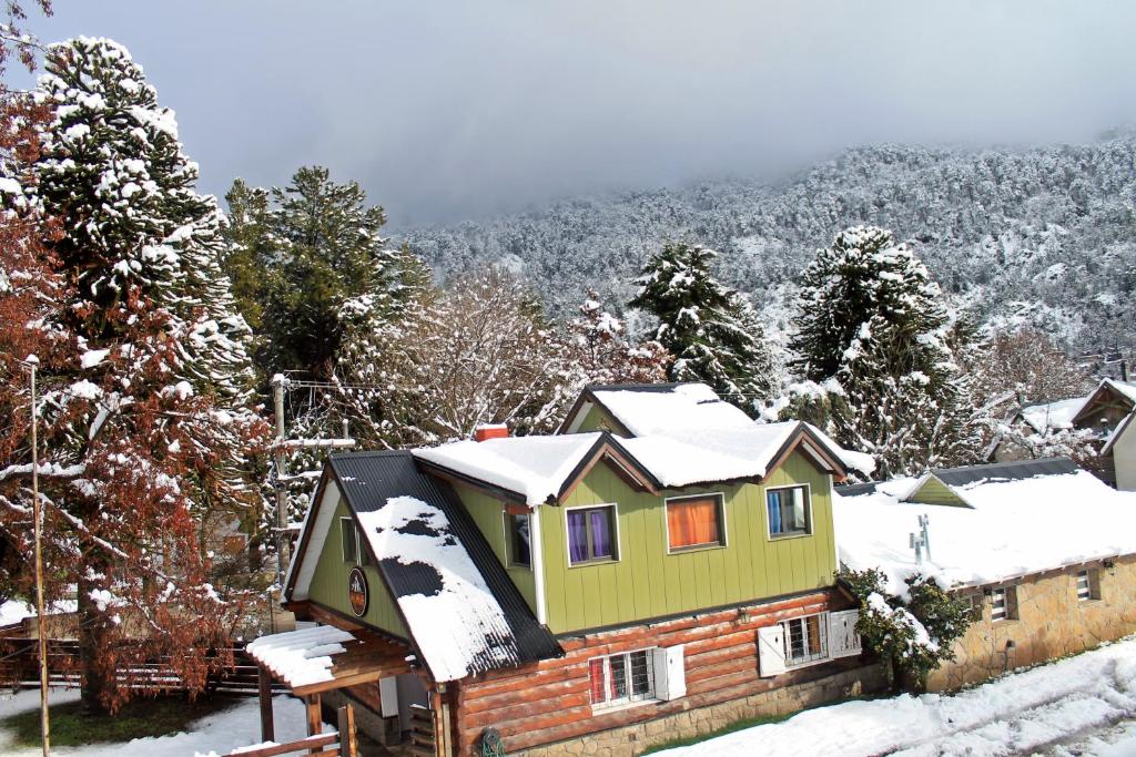 Το Alhue Patagonia Hostel τον χειμώνα