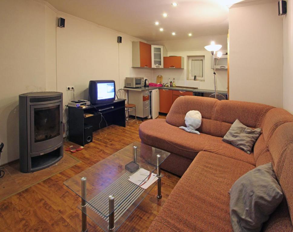 A kitchen or kitchenette at Privat Lucia