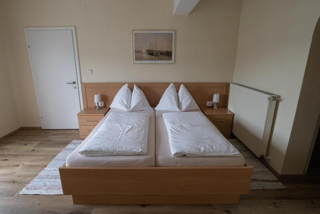 Postel nebo postele na pokoji v ubytování Pension Pleikner