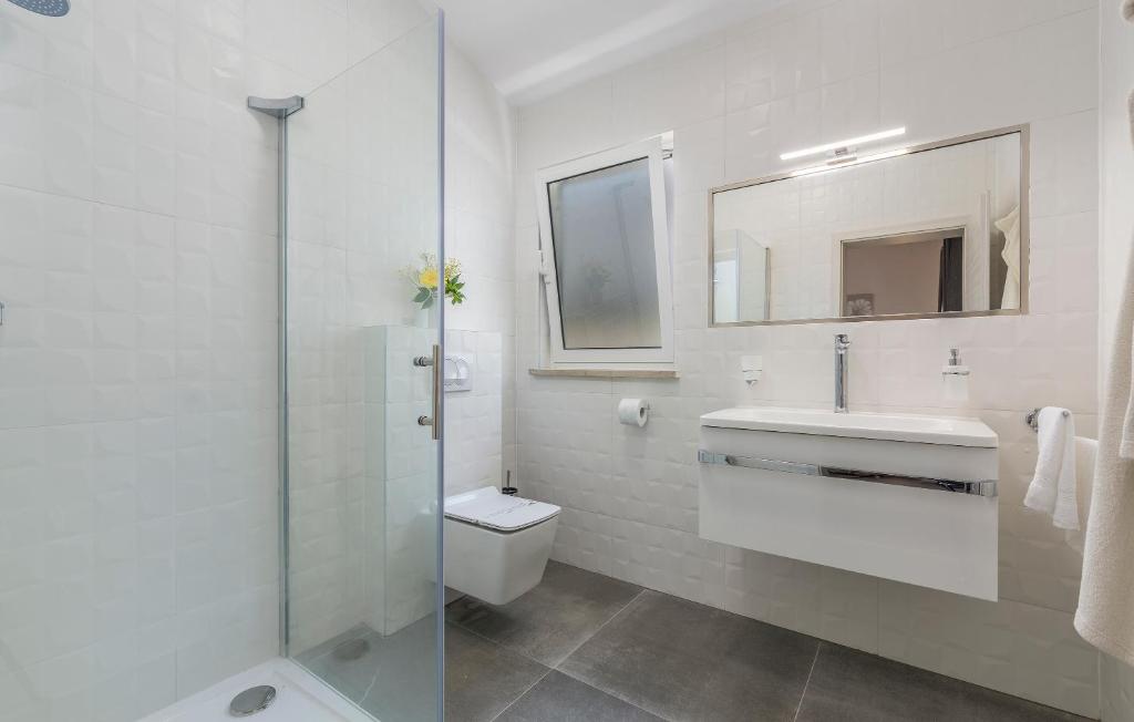 Koupelna v ubytování Apartments Vita