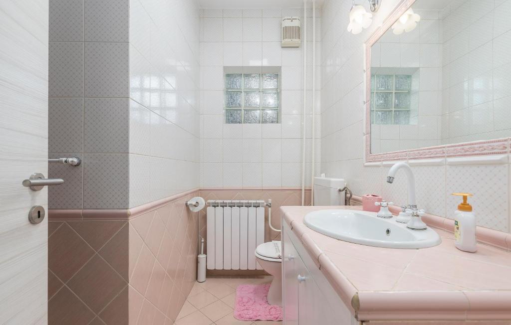Koupelna v ubytování Apartments Vita