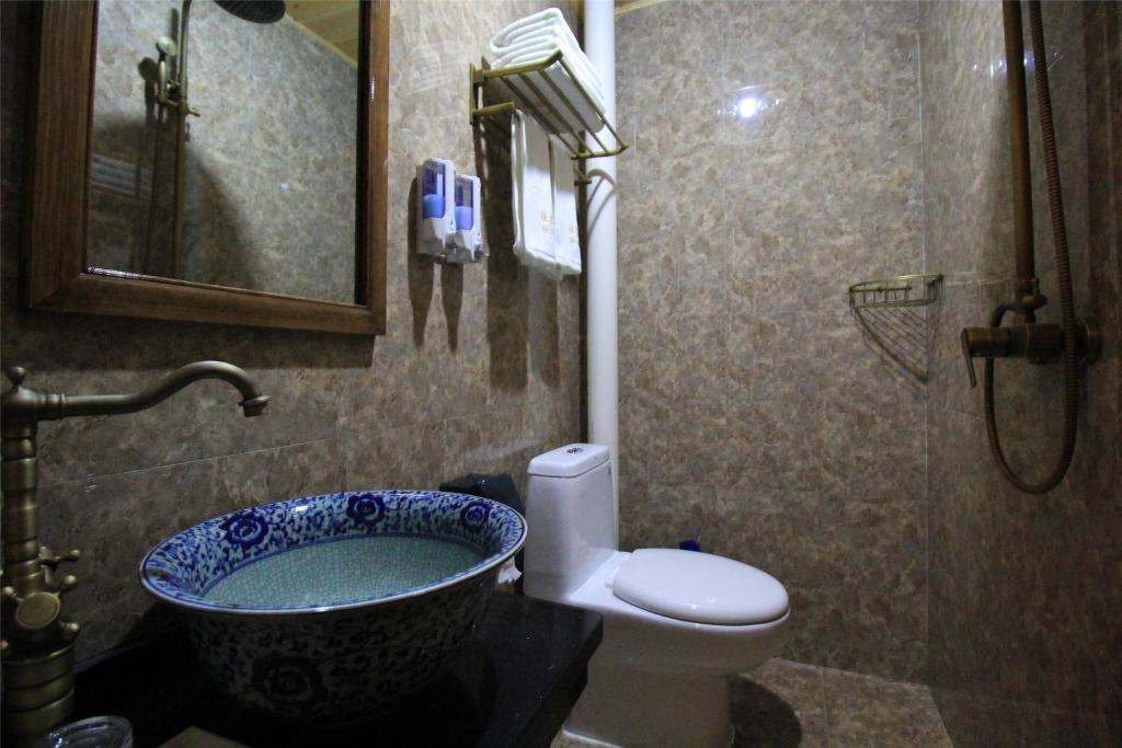 Koupelna v ubytování Pingyao Hu lu wa Home Inn