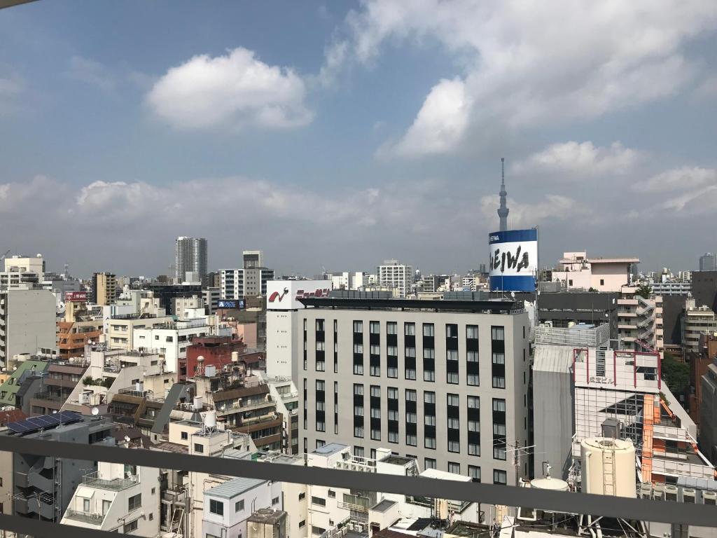 東京的景觀或從飯店拍的城市景觀