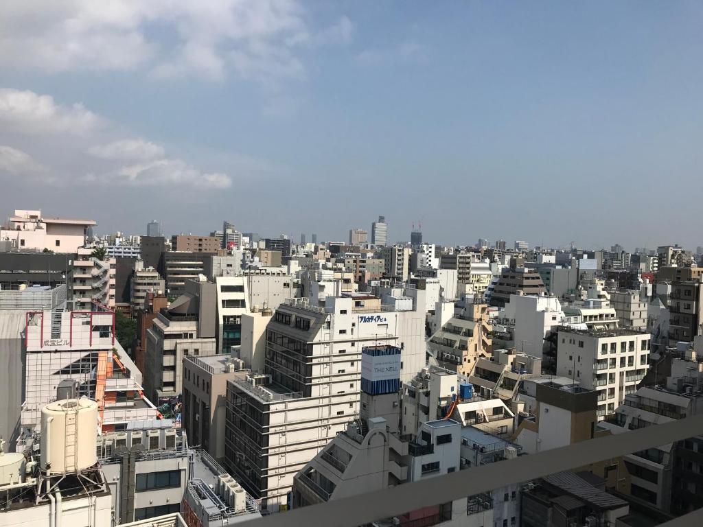 東京的景觀或從飯店拍的城市景觀
