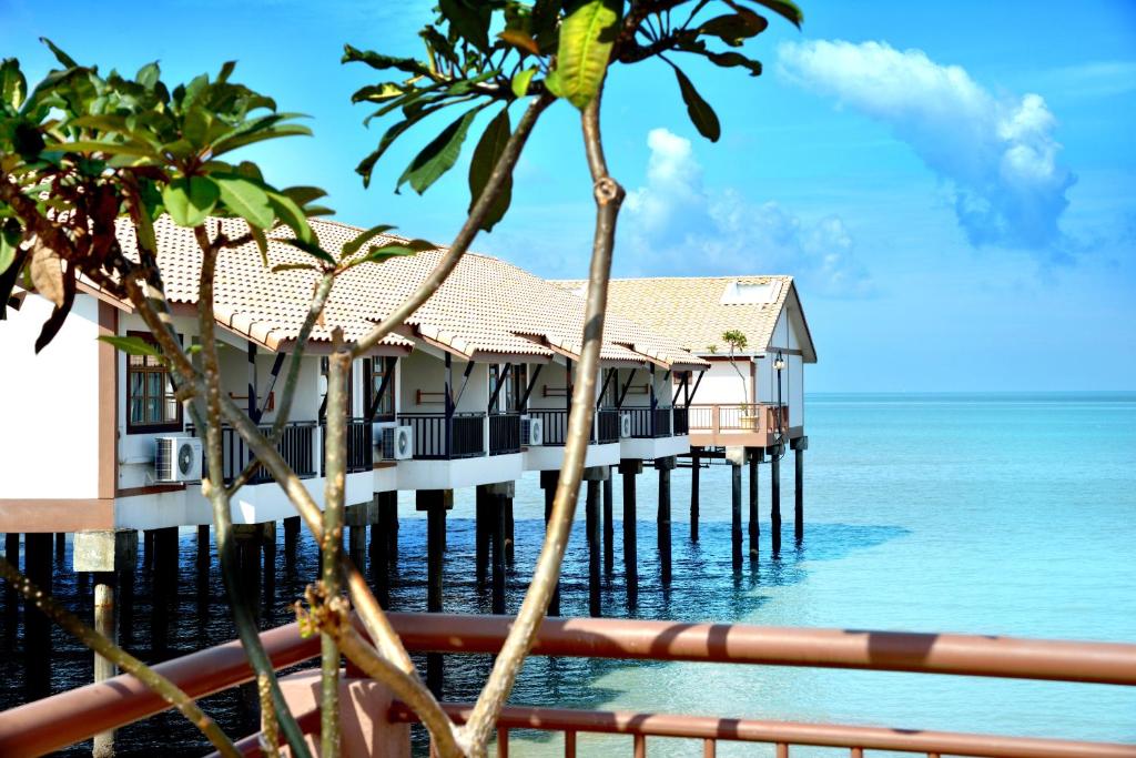 Landskap semula jadi dekat dengan resort