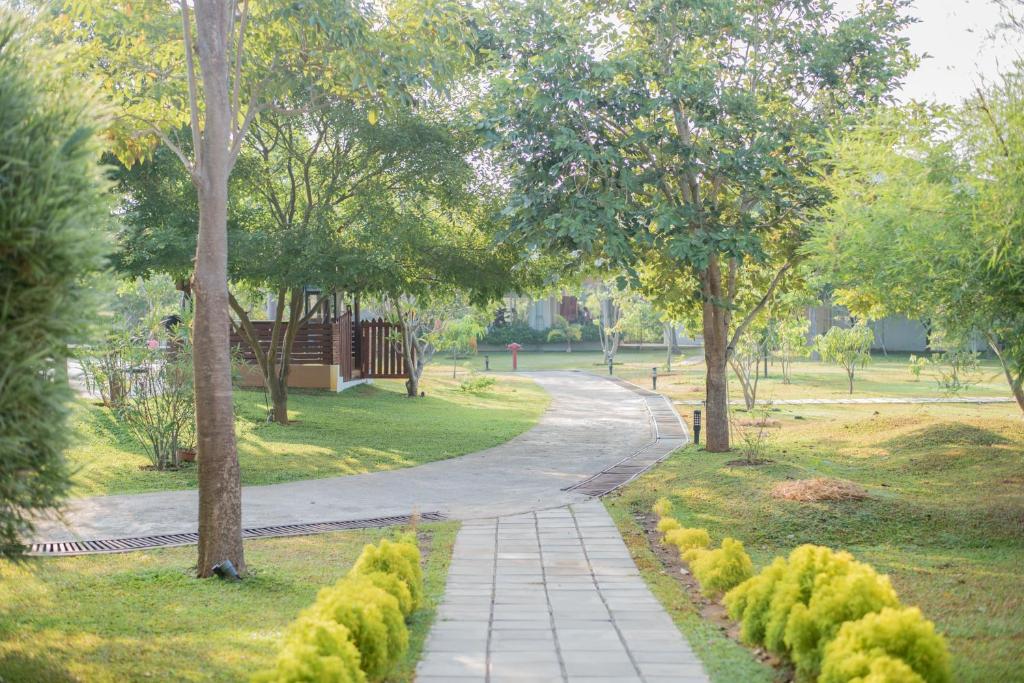 Zahrada ubytování Sungreen Resort Habarana