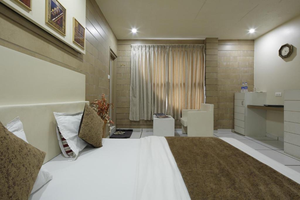 Koupelna v ubytování Hotel Volga