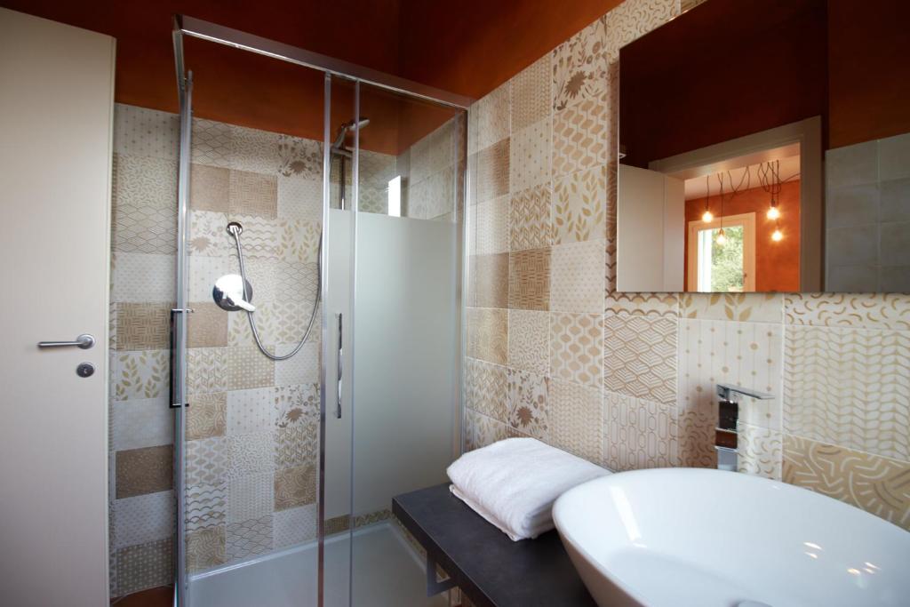 A bathroom at B&B Casa Campagnari