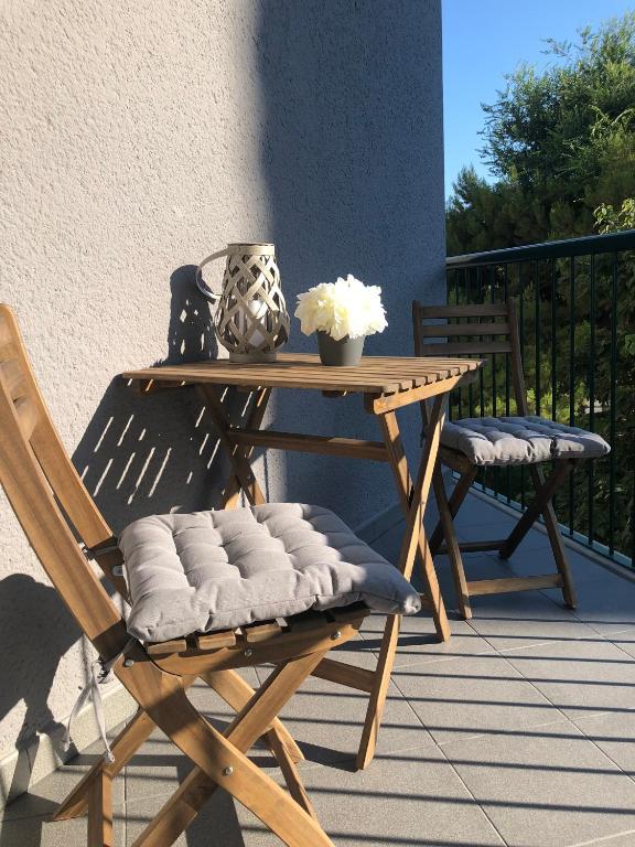 Balkón nebo terasa v ubytování Room Marina