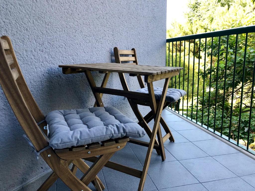 Balkón nebo terasa v ubytování Room Marina