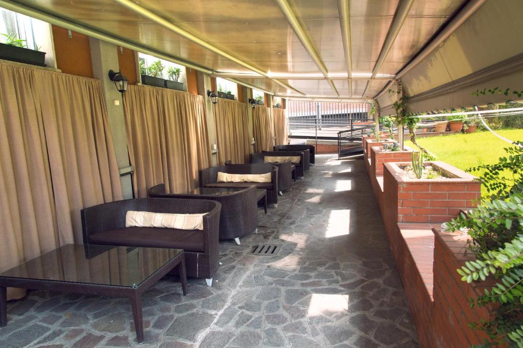 Restaurace v ubytování eco Hotel Milano & BioRiso Restaurant