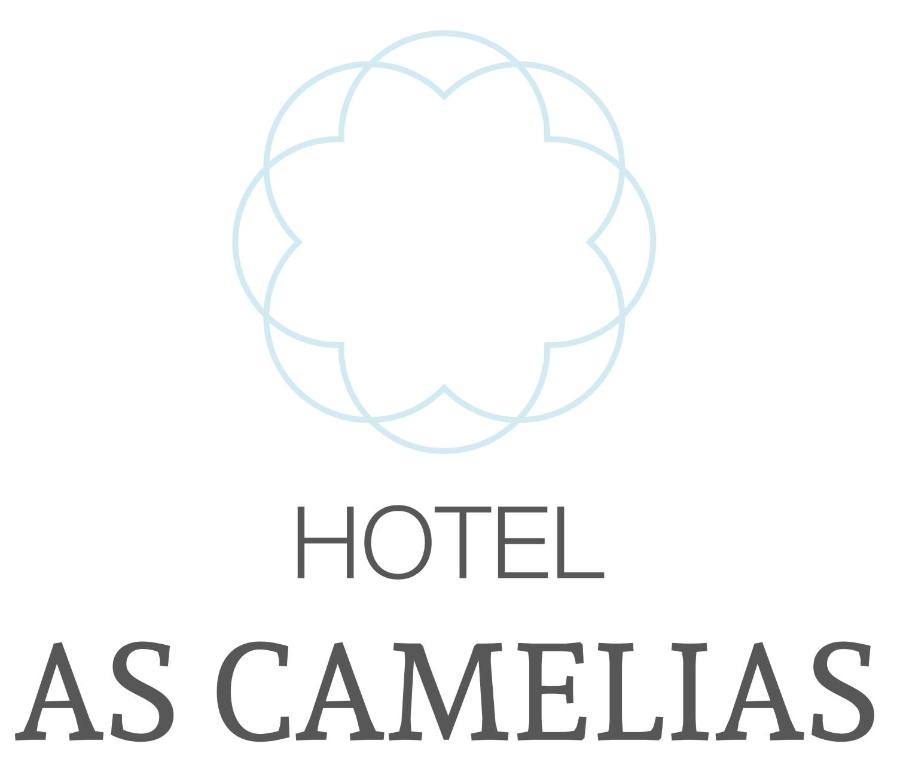 logotipo para un hotel como cabañas en Hotel As Camelias, en Vilarrodis