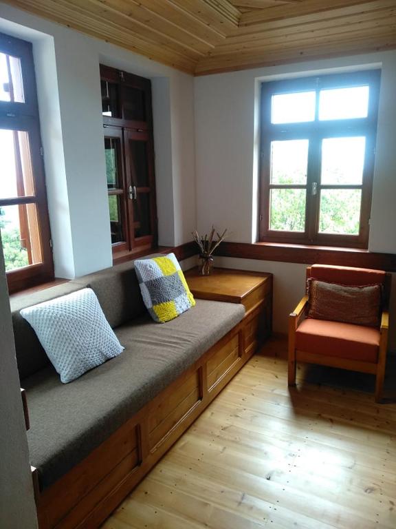 Posezení v ubytování Kastro View