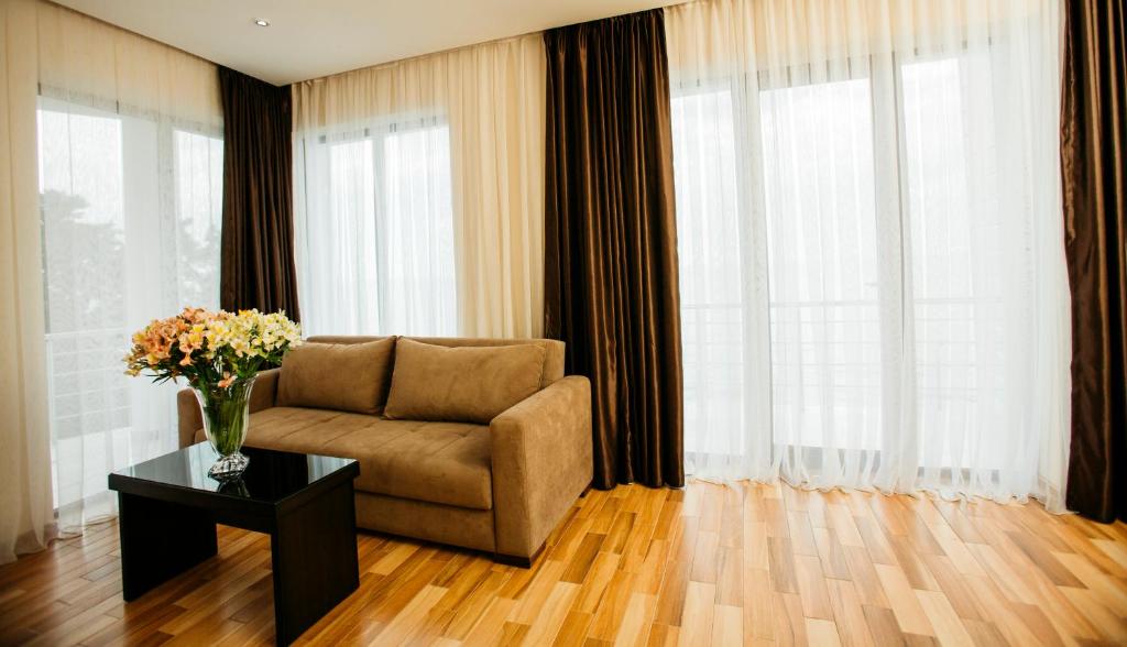 Posezení v ubytování Kobuleti Pearl Of Sea Hotel & Spa