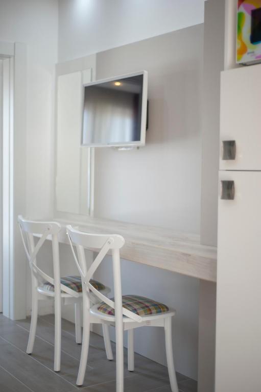 TV a/nebo společenská místnost v ubytování Guest House Pržno Bay