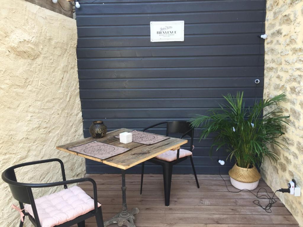 Balkón nebo terasa v ubytování Gite L'Atelier
