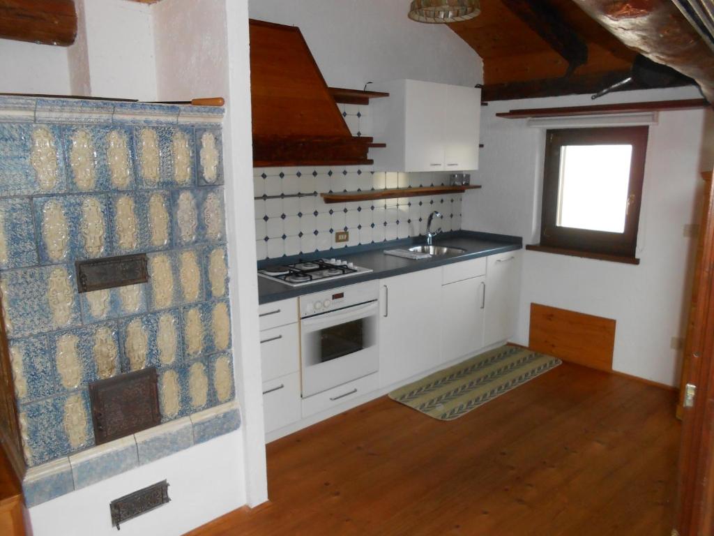 Kuchyň nebo kuchyňský kout v ubytování Casa Vacanze Fontana