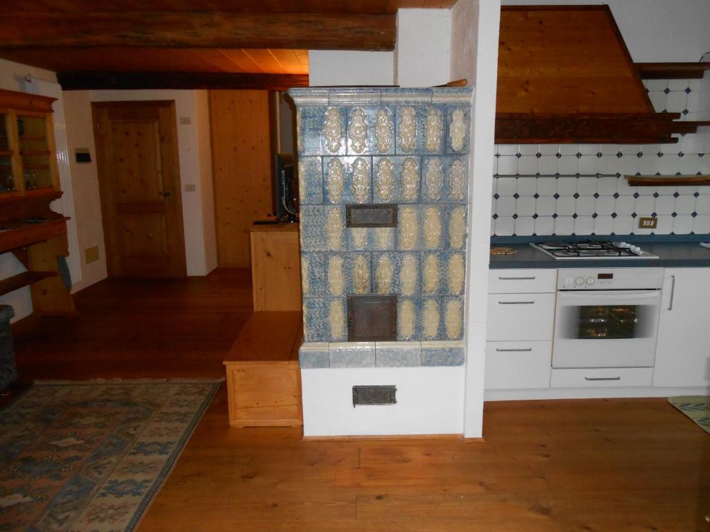 Kuchyň nebo kuchyňský kout v ubytování Casa Vacanze Fontana