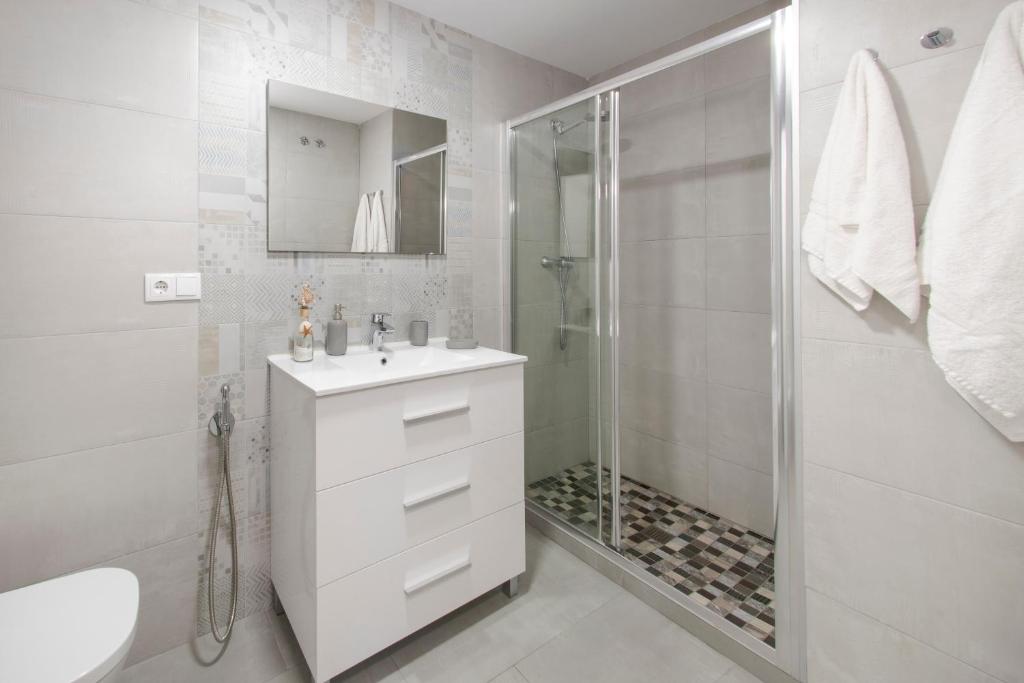 Kúpeľňa v ubytovaní Myflats Arquitecto
