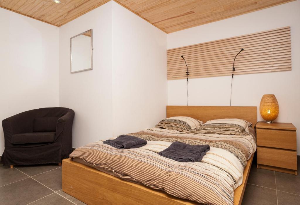 Postel nebo postele na pokoji v ubytování Atlanticvilla