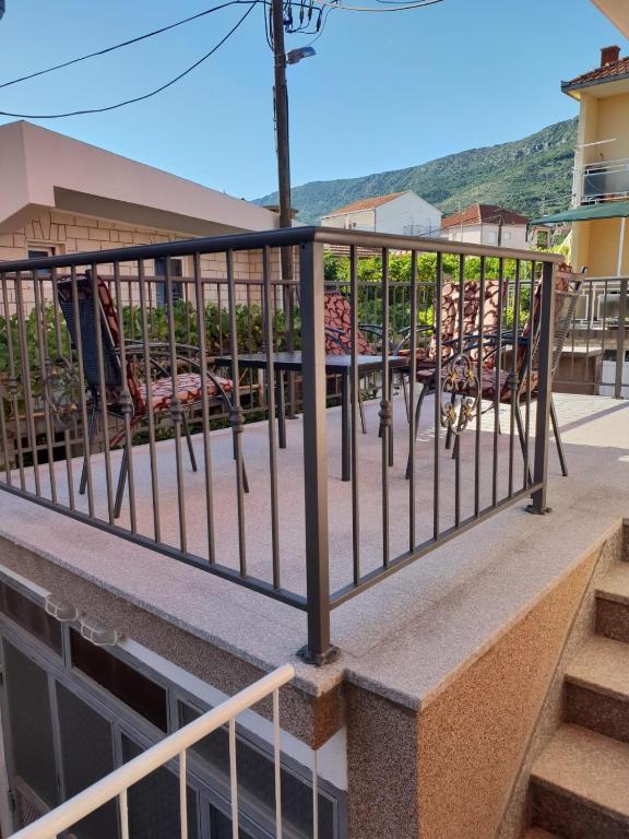 Balkón nebo terasa v ubytování Deluxe Apartment Nika