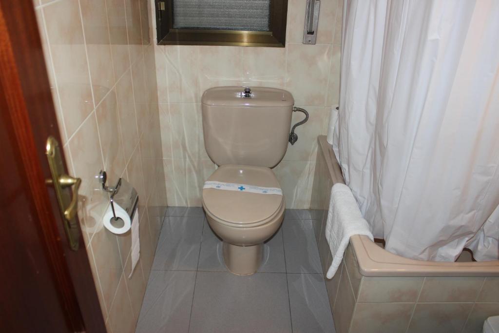 Koupelna v ubytování Hostal Los Maños