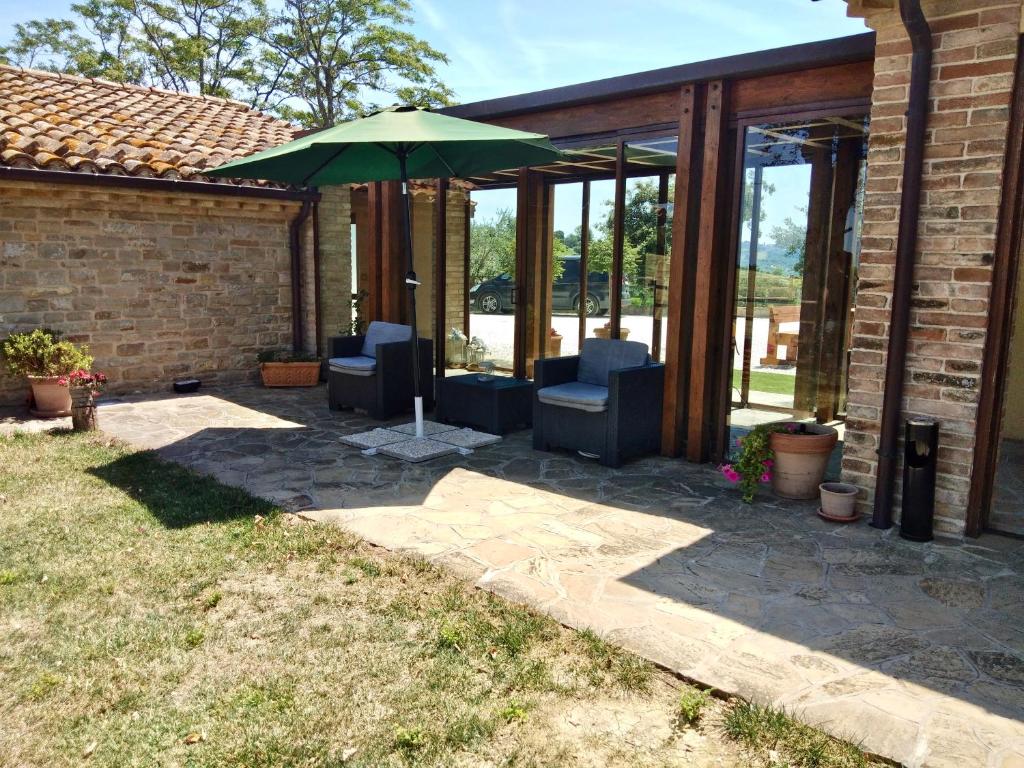 Vonkajšia záhrada v ubytovaní Agriturismo "Le Piagge"