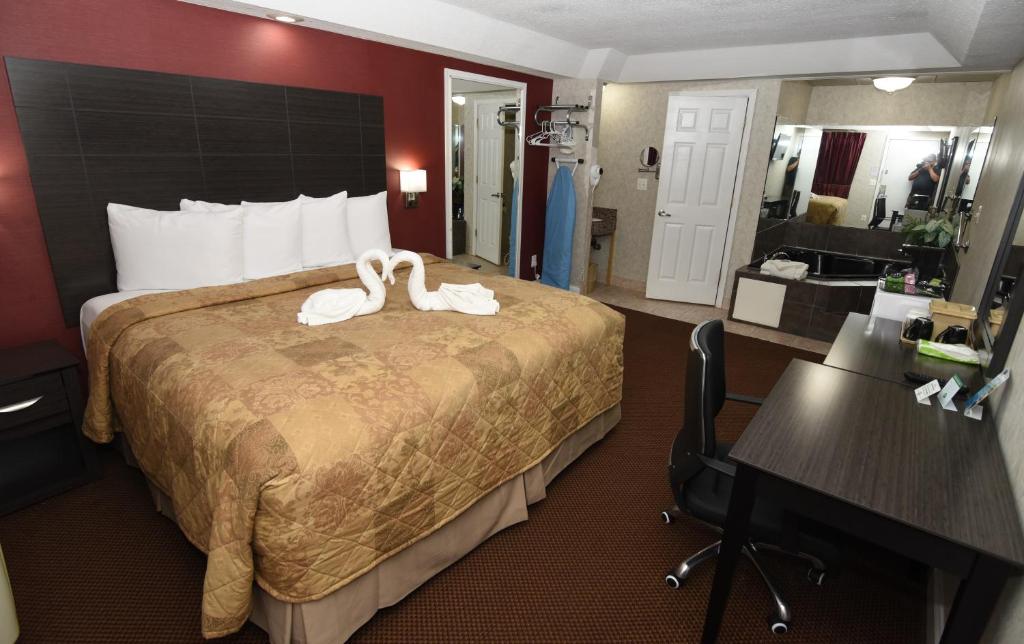 Postel nebo postele na pokoji v ubytování Country View Inn & Suites Atlantic City