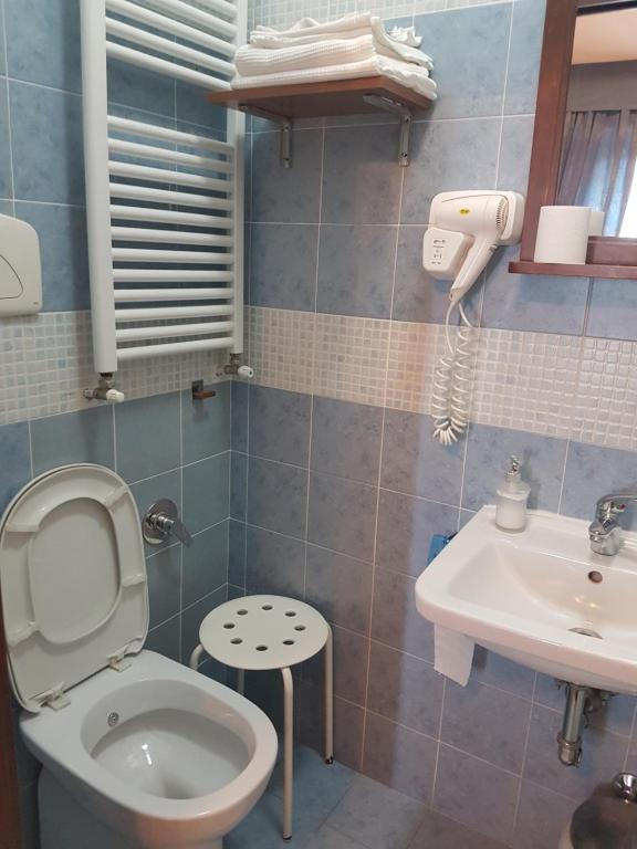 Koupelna v ubytování B&B Le Stagioni