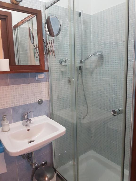 Koupelna v ubytování B&B Le Stagioni