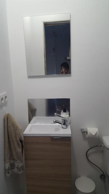 Koupelna v ubytování CASA Eiró