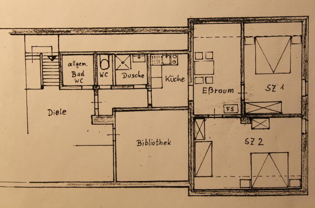 Plán poschodí v ubytovaní Haus Linda