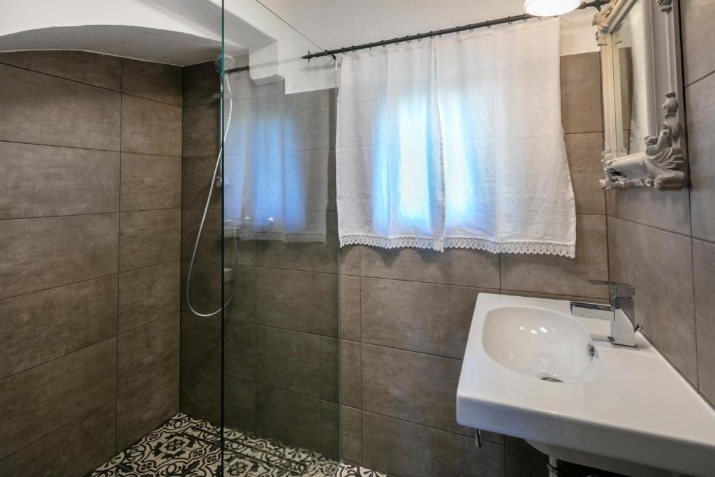 Koupelna v ubytování Haus Annerl