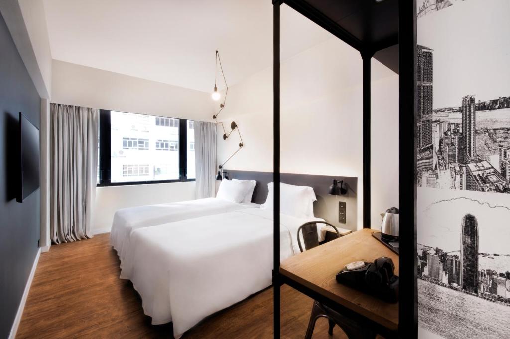 Pentahotel Hong Kong, Tuen Munにあるベッド