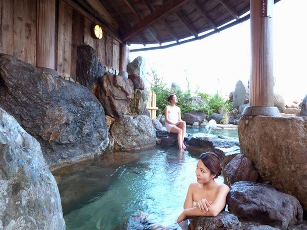 Hosté ubytování Awara Onsen hot spring Koubou Gurabaatei