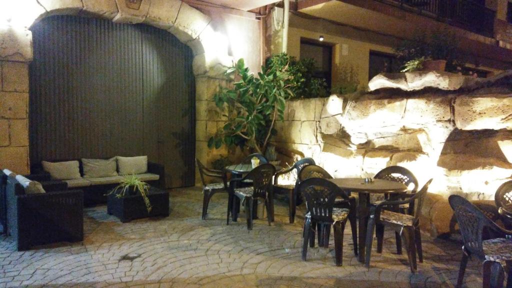 Posezení v ubytování Hostal Sant Roc