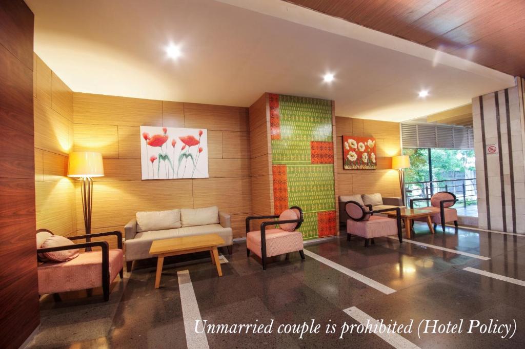 Posezení v ubytování Hotel Gren Alia Jakarta
