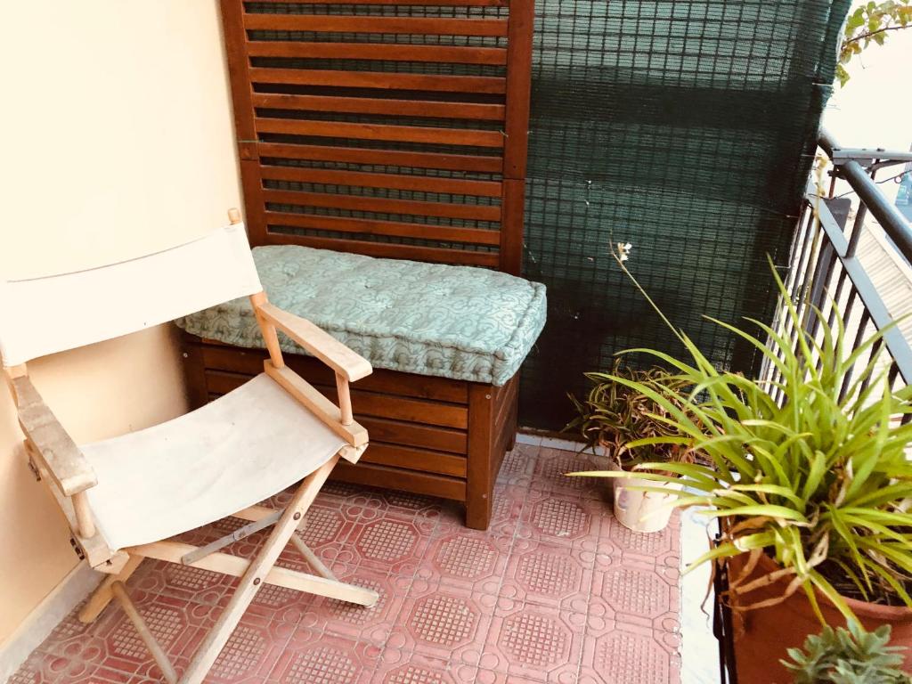 Balkón alebo terasa v ubytovaní Caio Asinio Apartment