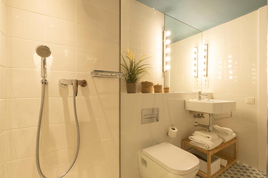 Kúpeľňa v ubytovaní Port Plaza Apartments