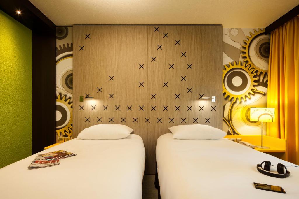 ibis Styles Besançon - 2张单人床的标准房间