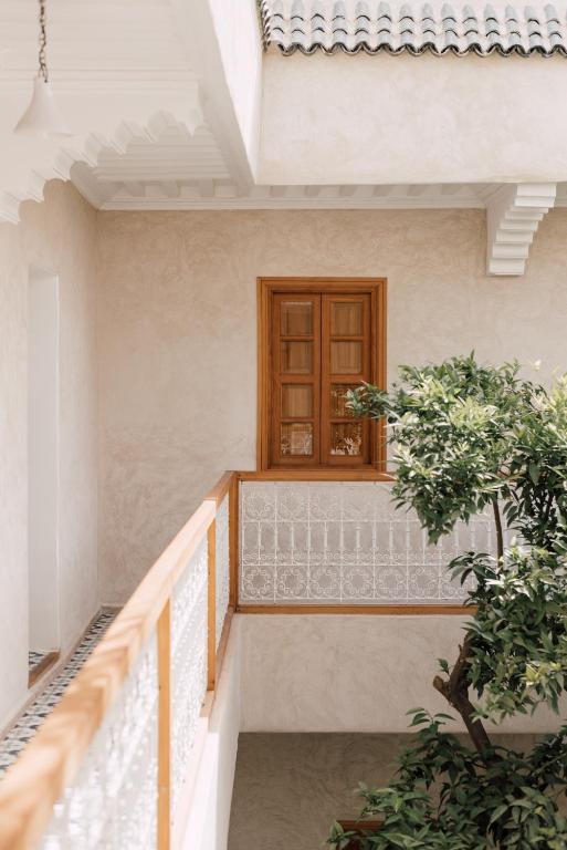 Balkón nebo terasa v ubytování Riad L'Atelier