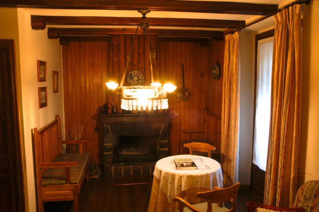 Posezení v ubytování Hotel Casa Frauca