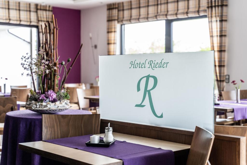 Restaurace v ubytování Hotel Rieder