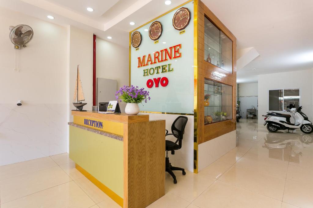 Certifikát, hodnocení, plakát nebo jiný dokument vystavený v ubytování Marine Hotel & Apartment