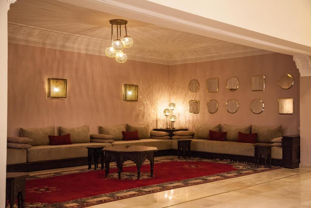 Posezení v ubytování Marrakech Ryads Parc All inclusive