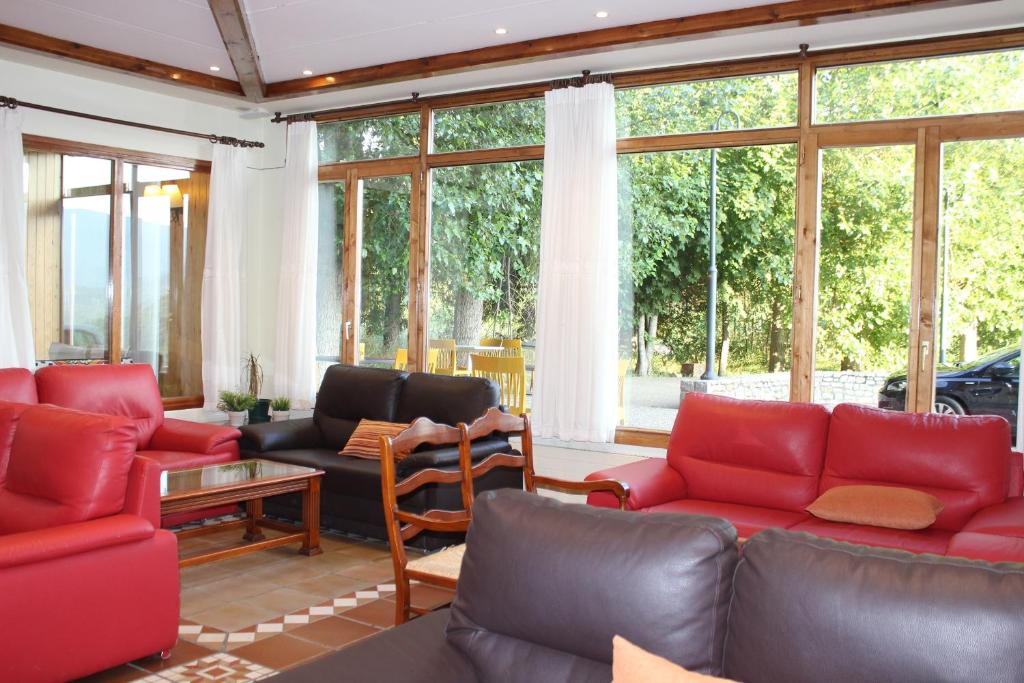 Posezení v ubytování Hotel SNO Edelweiss