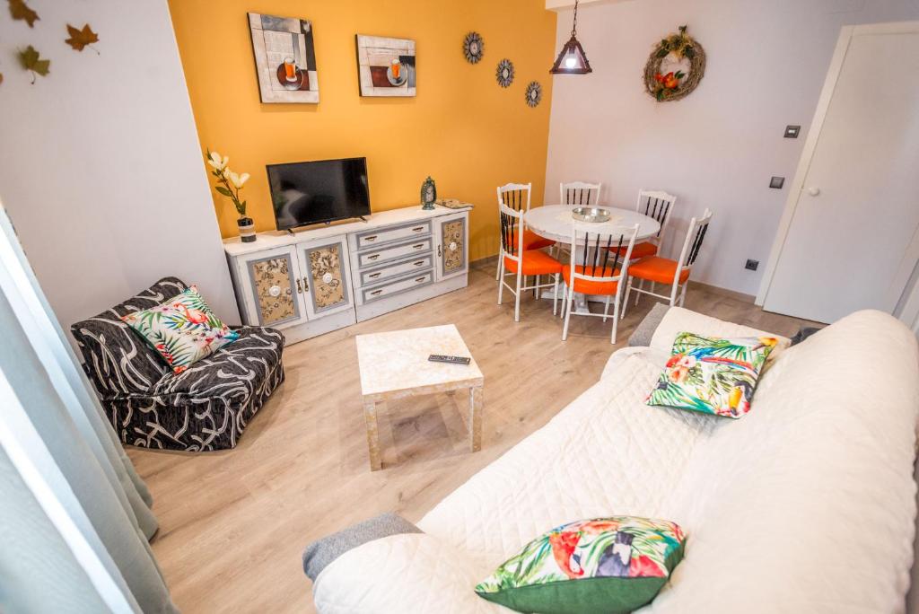 Posezení v ubytování Apartamento Las Suertes